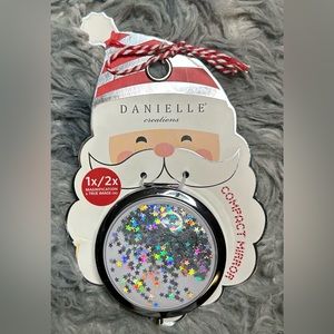 DANIELLE Creations Holiday Glitter Compact Mirror